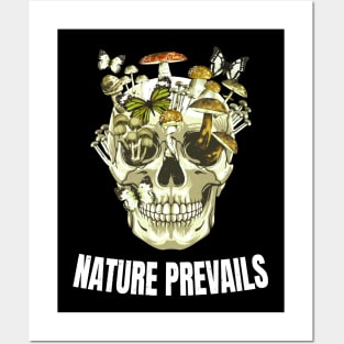 Vintage Everyone Know Skull Mushrooms Over The Next Posters and Art